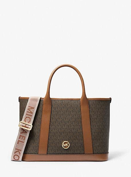 michael michael kors logo luisa medium satchel|Luisa Medium Signature Logo Satchel .